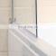 Factory easy clean glass diamond style sliding shower door tempered glass