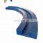 High impact endurance and long service life guide rail, UHMWPE guide rail, blue uhmw pe chain guide