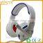 black cool heavey soft leather headset for gaming professional 7.1 sound headset