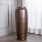 European Style Grown Black Stripe Large Floor Ceramic Vase Decor For Hotel Indoor