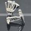 Cufflinks 1Pair Silver Design Fashion Shirt Men Party Wedding Men Gift Crown