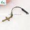 Cheap cross phone anti dust plug