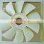 320D excavator engine fan 6 holes 10 blade 127mm