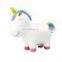 cartoon white mini atm kids unicorn porcelain ceramic money box coin piggy bank for coins