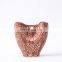 hot sale white red u shape ceramic living room decor flower vases