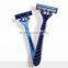 Hot sell triple blade shaving straight razor stainless steel blade