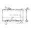 radiator manufacturers Hot Sale 17700-80J10 Cooling System Car Radiator Auto Radiator For SUZUKI