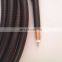 Black PE jacket leaky cable rf feeder coaxial cable 1/2 feeder for sale