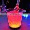 Best Selling Wholesale Branded Custom Luminous Beer Wine Plastic LED Ice Buckets