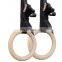 Exercise Children Kids Suspension Trainer Anchor 2021 Premium Wooden Gymnastic Rings