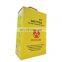 Foldable yellow Safety Luer Slip Tip syringes needle Box For Medical Sharps