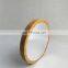 Wood store home round counter desk makeup bamboo mirror