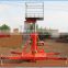 hydraulic mobile telescopic cylinder aerial work table raising lift platform