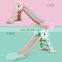 bear type outdoor swing and slide set Plastic toddler slider