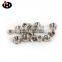M10 Hexagon type K nuts with toothed washer, Nickel plated, TYPE K