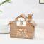 House Styling LED Light Christmas Home Decorate Temperature Humidity Display LED Alarm Clock WIth Voice Control