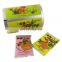 OEM Custom print food packing plastic heat seal small clear candy packaging jelly bag energy bar packaging