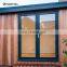 External Aluminum Double Casement Doors French Front Glass Doors Exterior Aluminium Hinged Patio Doors