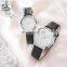 SHENGKE Pair Watches K9023 Luxury Couple Watches Women Men Lover's Watch Waterproof  Quartz Dress Business Men Clock