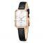 Hot Sale Square Ladies Watch Simple Rose Gold Luxury  Women Wrist watch Stainless Steel Waterproof  Womens Quartzwatches