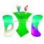 Sofa Set Furniture Led Light Bar Stool Plastic Tables Modern Glowing Coffee Shop Led Chair