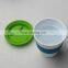 ECO Degradable 100% corn PLA Wholesale Plastic Coffee Mug with Silicone Lid