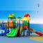 Good quality children kids playground plastic slides outdoor playground equipment