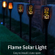 12 LED MINI Torch Lights flame effect light Realistic Dancing Flames Lamp solar torch light with flickering flame