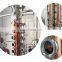 Usine de Shanghai, Pot à distiller l'alcool en cuivre modulaire pour la distillation de l'eau-de-vie, Colonne de reflux pour l'équipement de distillation de whisky