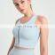 Wholesale Plus Size XS-4XL Gym Fitness Wear Sexy Front Zipper Adjustable Shoulder Straps Clasp Back Sports Bra Top For Women