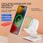 5W-15W wireless charger stand Quick Charge ABS PC Smart phone Charge Dock Station wth phone holder