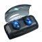 V6 TWS Bluetoth Earphones Wireless Earbuds 5.0 Stereo Earbud Waterproof Wireless Headset with high-capacity Charging Box