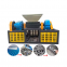 Double Shaft Shredder for Recycling Rubber Tires, Plastic Bottles, Metals, Copper Wires, and Waste Paper