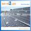 Tin metal Roof PV Solar Panel Aluminum Racking System solar panel structure commercial solar system