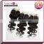 Hot selling Remy Peruvian Virgin Hair Lace Front Closure With Baby Hair 4"x4"