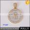 Factory custom 925 silver jesus head pendant with high quality