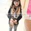 Fashion Classic Baby Boys Girls Autumn Winter Checked Plaid Knitted Scarf With Tassels