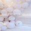Pure White Chinese Hanging Craft Paper Lanterns Round Balls for Wedding Decorations