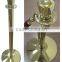 Brass Crown Rope Stanchion with Cement Base