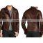 BIKER LEATHER JACKETS WITH MULTIPLE TILTED POCKETS