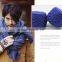 Thick Fashionable scarf fancy knitting yarns