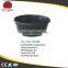 contruction rubber bucket,strong rubber pail with lip