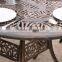 Garden furniture Outdoor Metal Aluminum Dining Table Chair