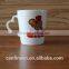 heart shape ceramic stoneware coffee cup with spoon,custom stoneware coffee mug,stoneware tea mug
