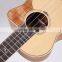 High quality ukulele,solid spruce top with cut design and fishman EQ,factory OEM