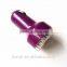 usb car charger with led display pacifier shape 5V 2.1A high quality