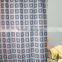 Good quality 100%polyester fabric mini matt woven plain shower curtain