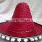 Children mexican straw sombrero hat for kids