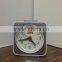 pretty mini silent travel alarm retail clock, super small travelling alarm clock