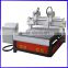 double heads cnc router with vacuum table for wood